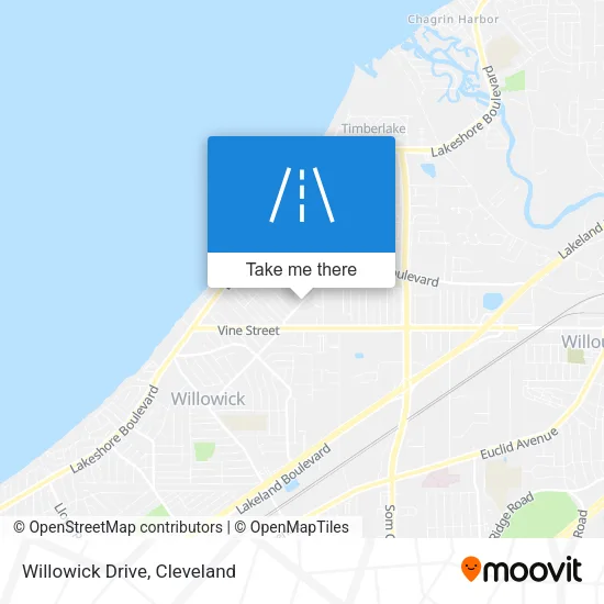 Willowick Drive map