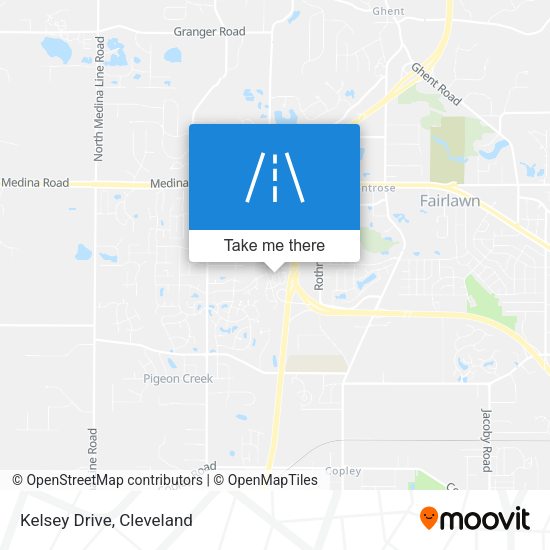 Mapa de Kelsey Drive