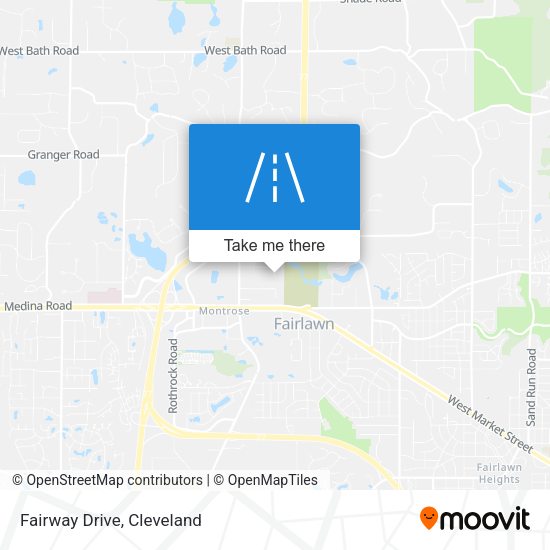 Mapa de Fairway Drive