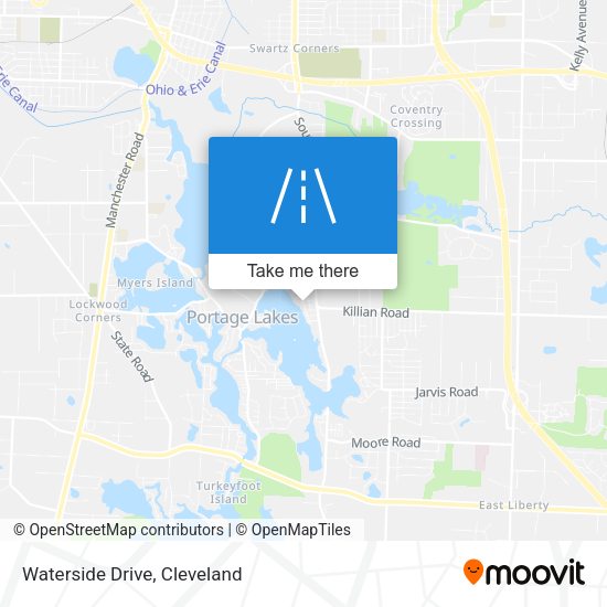 Waterside Drive map
