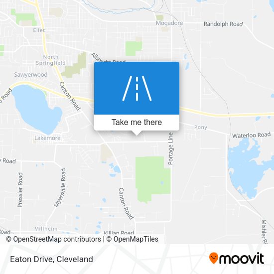 Mapa de Eaton Drive
