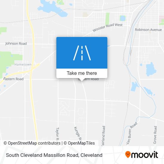 South Cleveland Massillon Road map