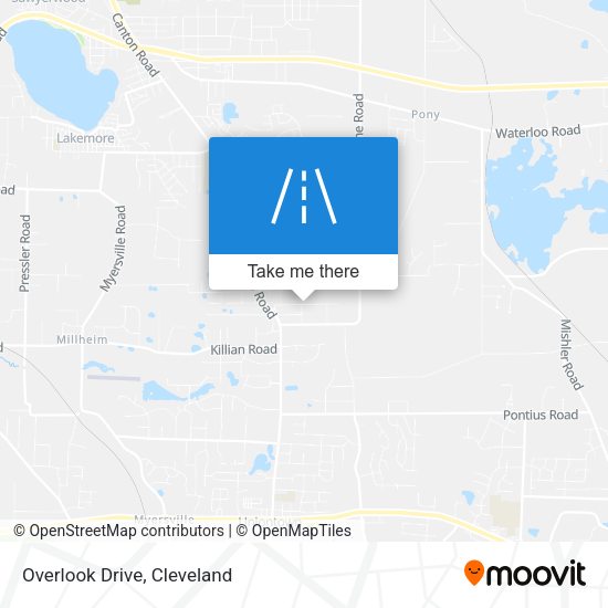 Mapa de Overlook Drive