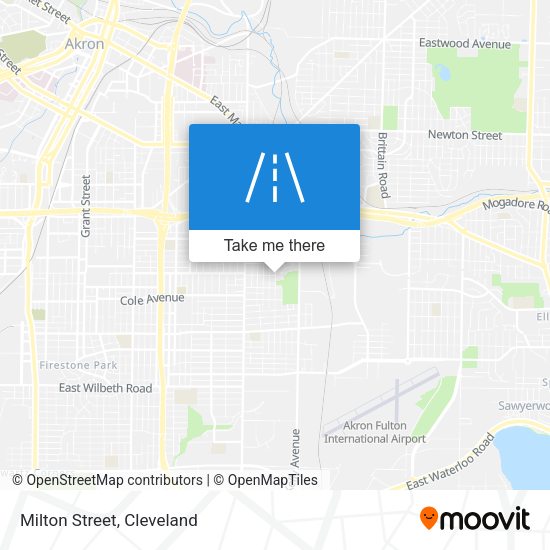 Mapa de Milton Street