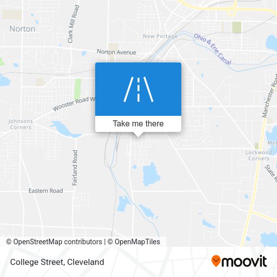 Mapa de College Street