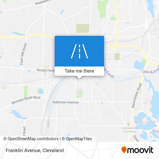 Mapa de Franklin Avenue