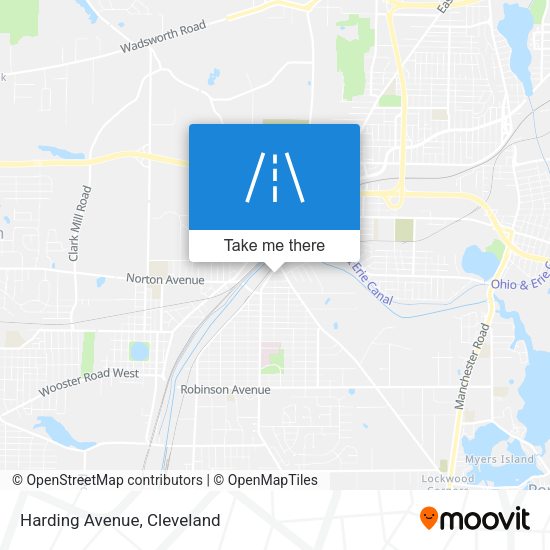 Mapa de Harding Avenue
