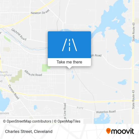 Mapa de Charles Street