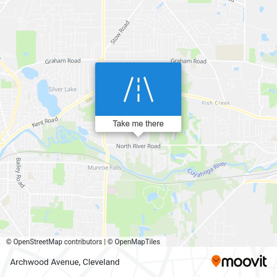 Mapa de Archwood Avenue