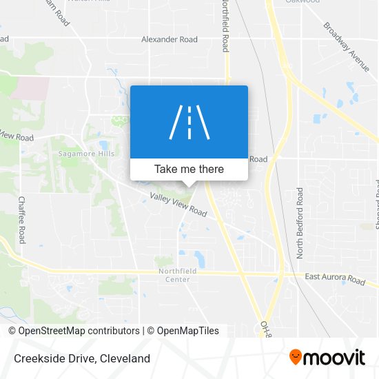 Creekside Drive map