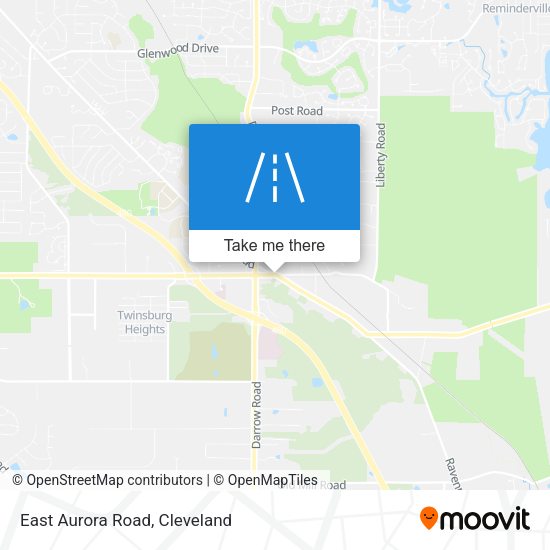 East Aurora Road map