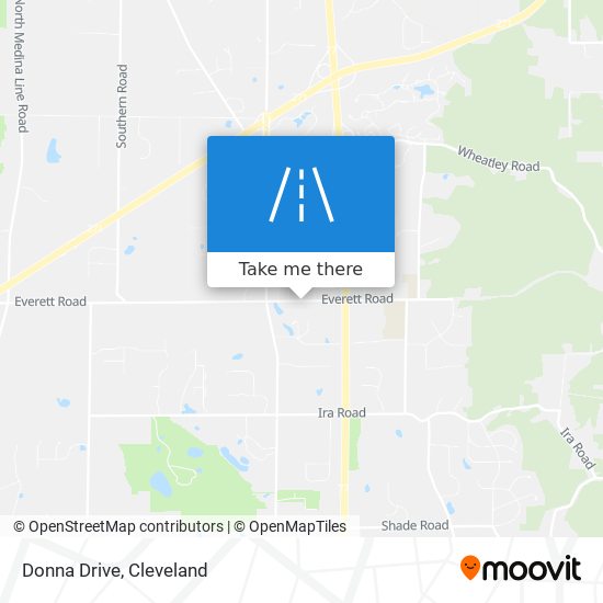 Donna Drive map