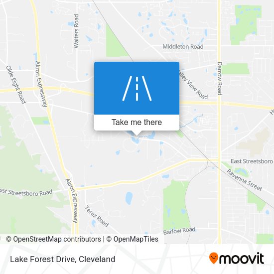 Mapa de Lake Forest Drive