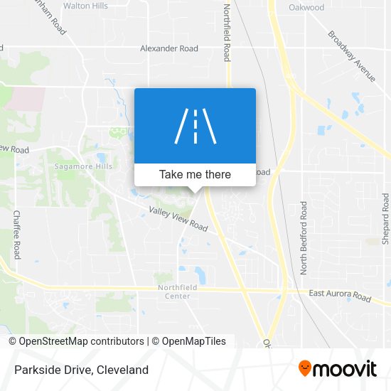 Mapa de Parkside Drive