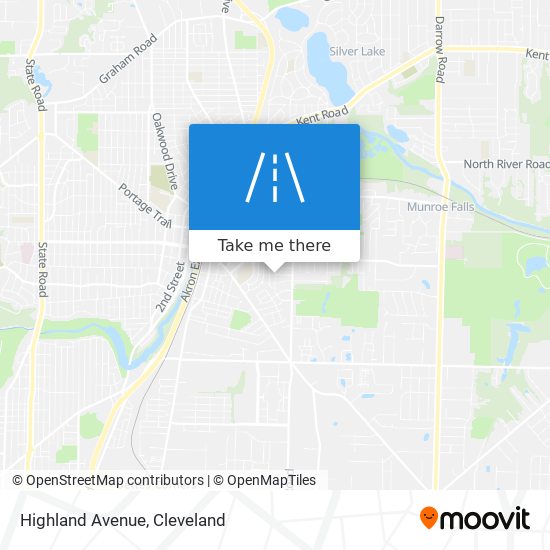 Mapa de Highland Avenue