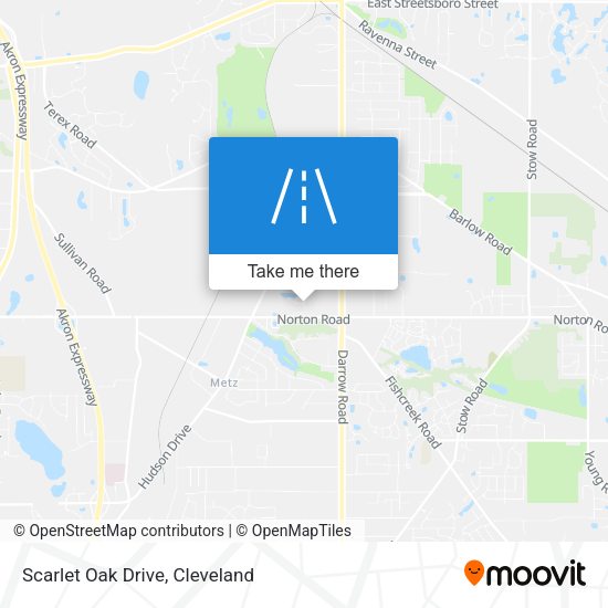 Mapa de Scarlet Oak Drive