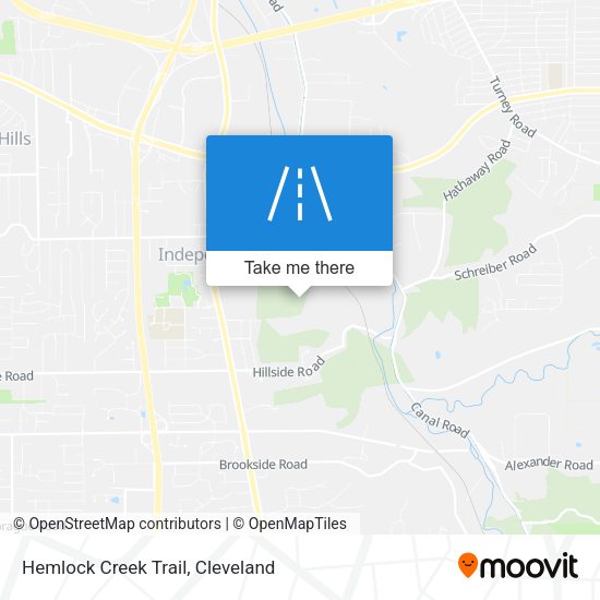 Hemlock Creek Trail map