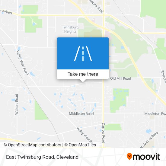 East Twinsburg Road map