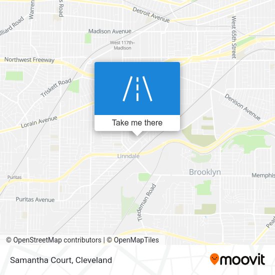 Mapa de Samantha Court