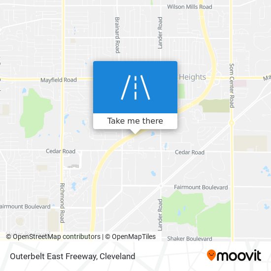 Outerbelt East Freeway map