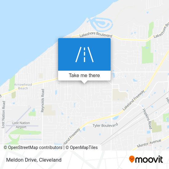 Mapa de Meldon Drive
