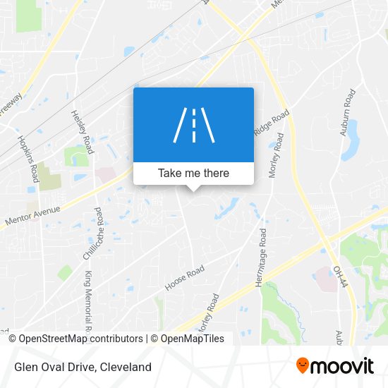Glen Oval Drive map