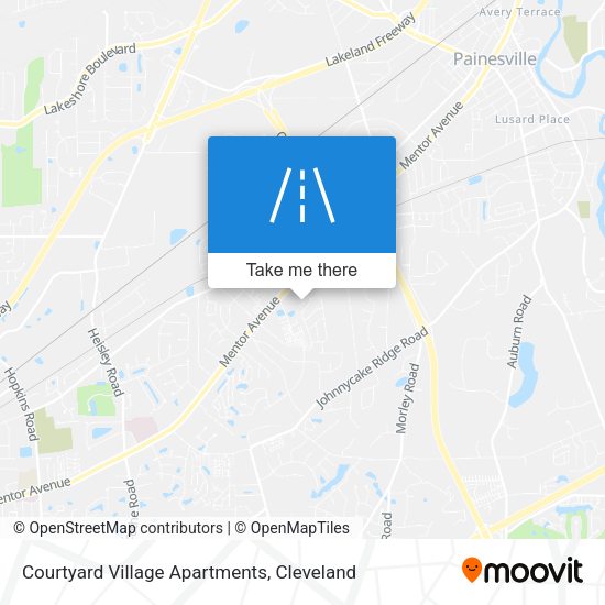 Courtyard Village Apartments map