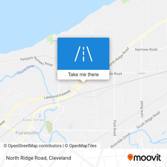 North Ridge Road map