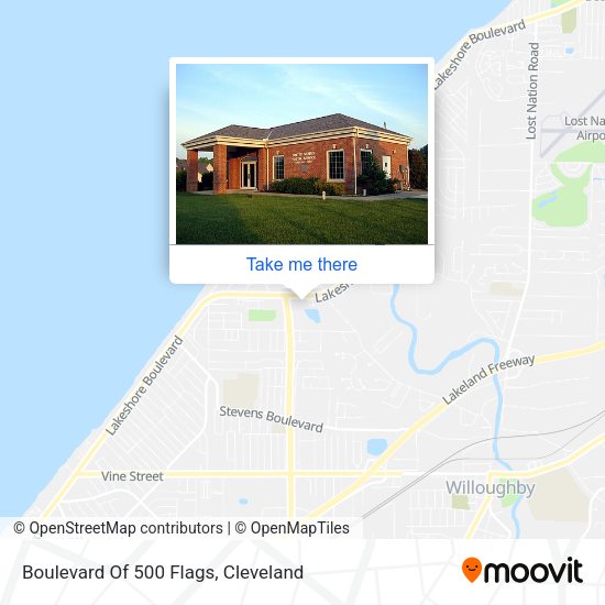 Boulevard Of 500 Flags map