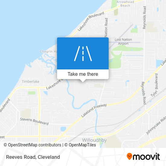 Reeves Road map