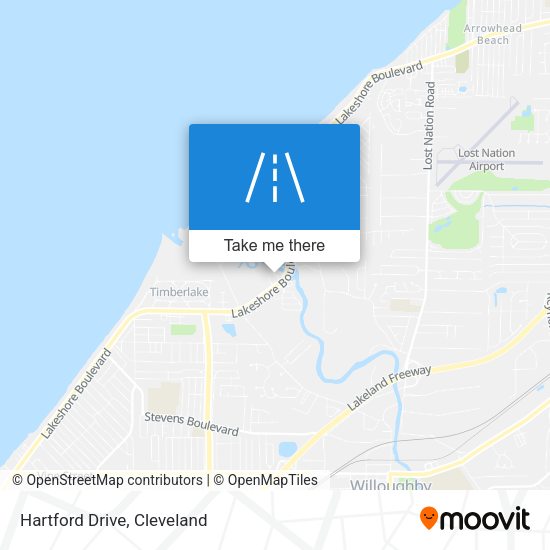 Mapa de Hartford Drive