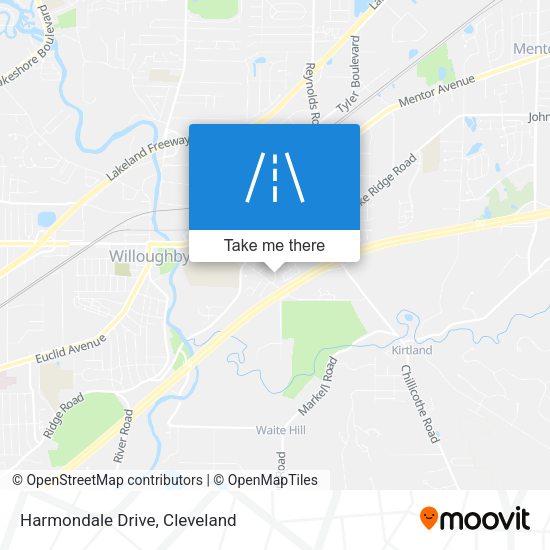 Harmondale Drive map