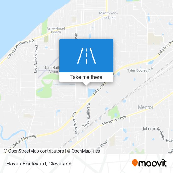 Mapa de Hayes Boulevard