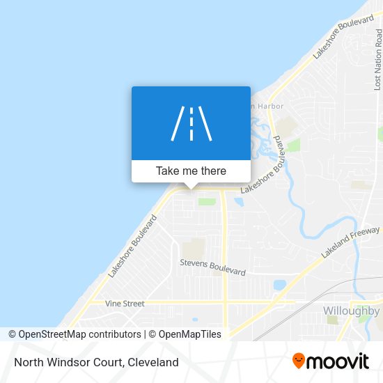 North Windsor Court map