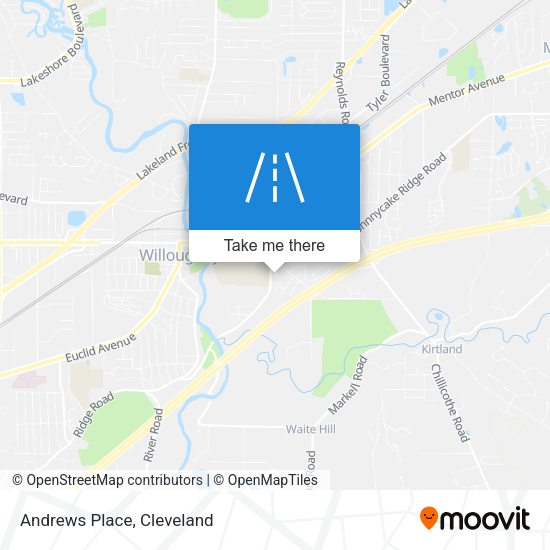 Mapa de Andrews Place