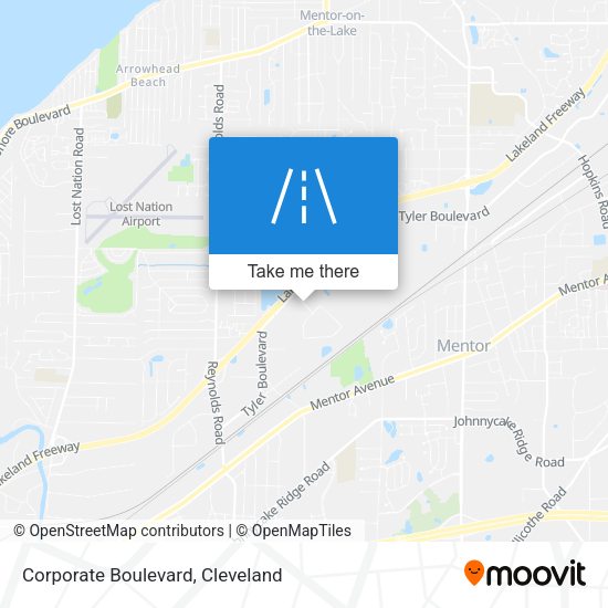 Mapa de Corporate Boulevard