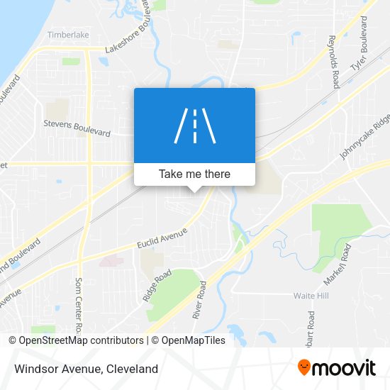 Mapa de Windsor Avenue