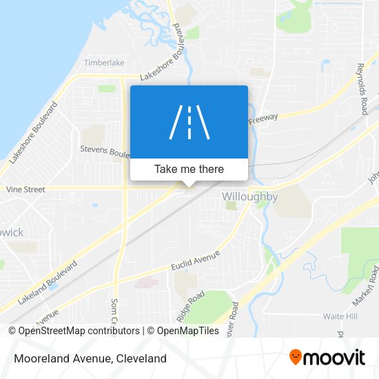 Mooreland Avenue map