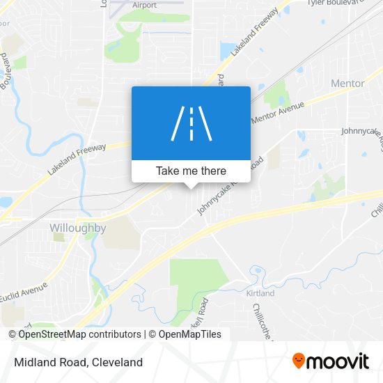 Mapa de Midland Road