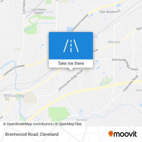 Mapa de Brentwood Road