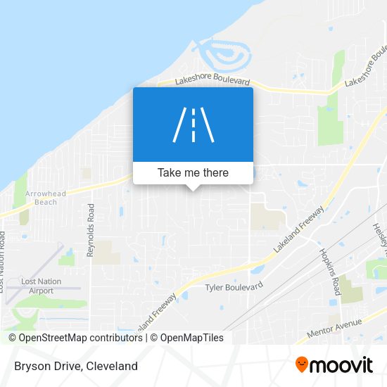 Mapa de Bryson Drive