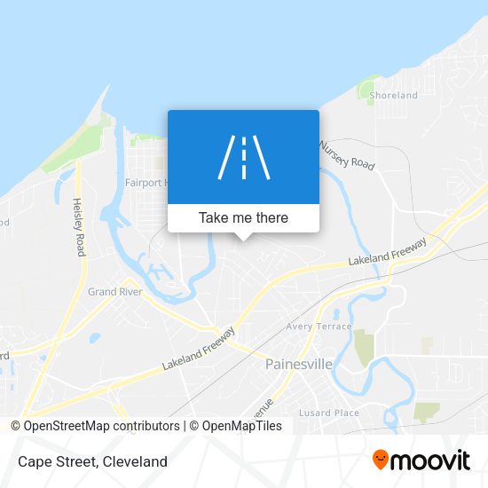 Mapa de Cape Street