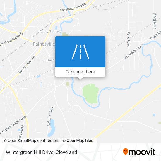 Wintergreen Hill Drive map