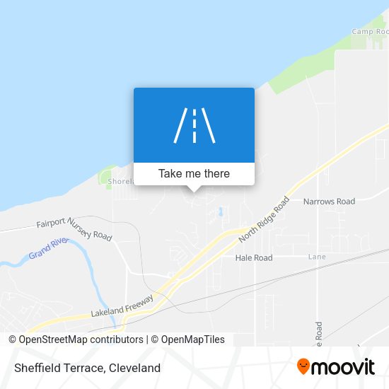 Sheffield Terrace map