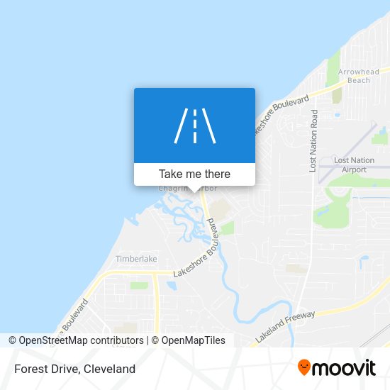 Mapa de Forest Drive