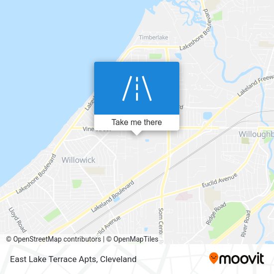 East Lake Terrace Apts map