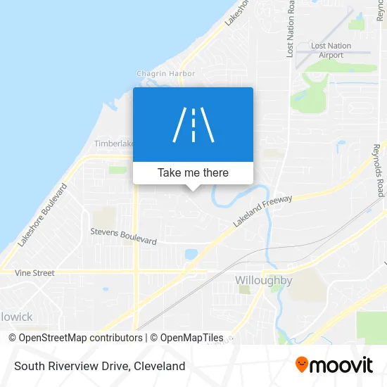 South Riverview Drive map