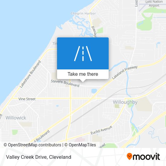 Mapa de Valley Creek Drive