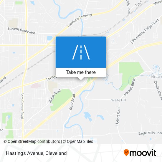 Hastings Avenue map