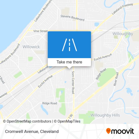 Mapa de Cromwell Avenue